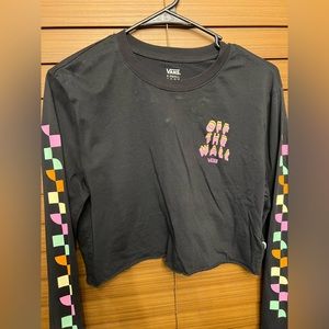 Vans long sleeve crop top
